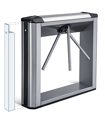 TBC-01A Box Tripod Turnstile with 2 built-in readers and a card capture function